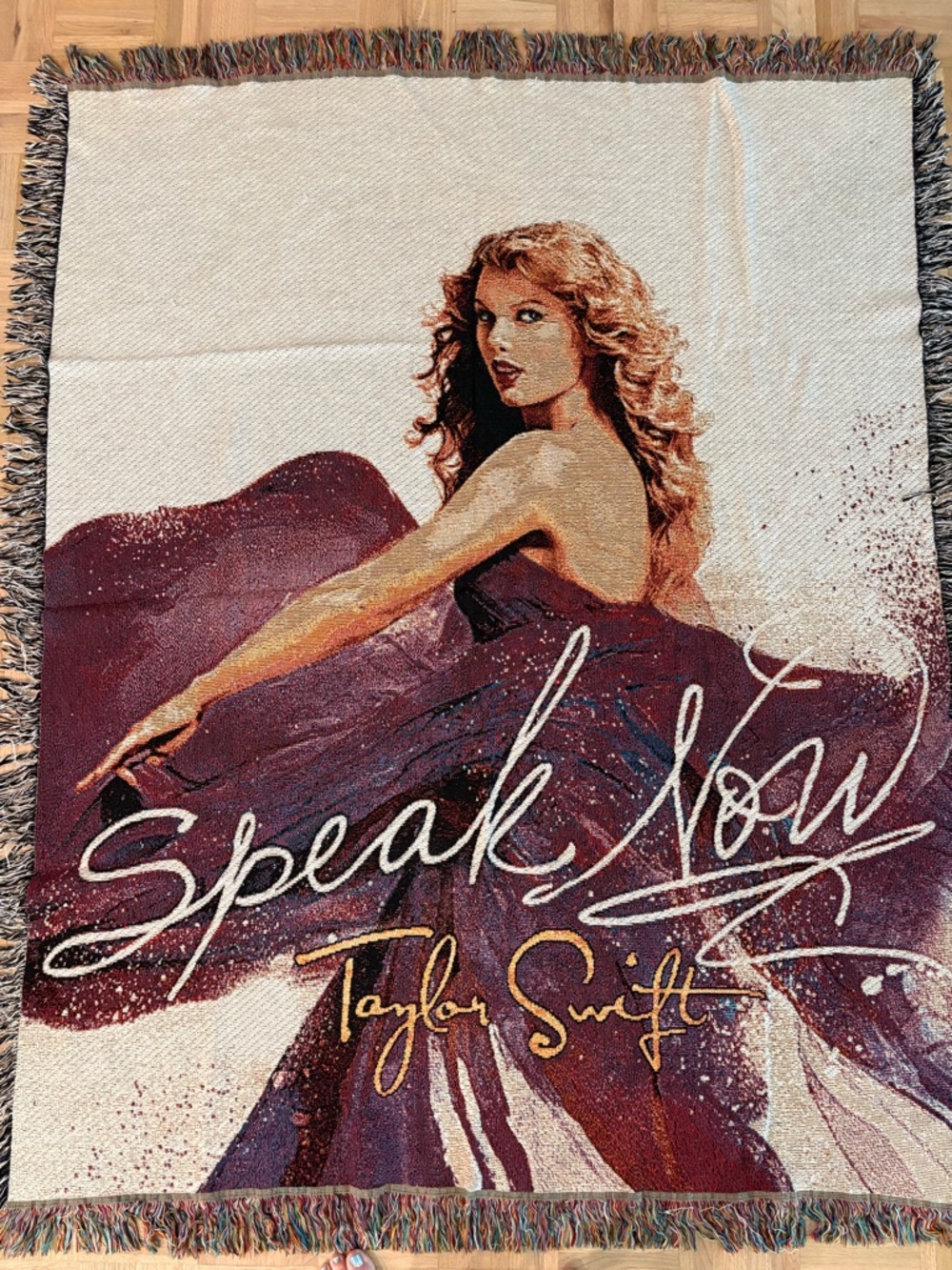 New, never used Taylor Swift Tapestry-Style Wall Art/blanket/throw